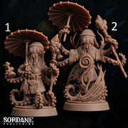 Ouqdar Wizard, Octopus Sorcerer - Sordane Publishing | 28mm and 32mm | Wargaming | DnD | Tabletop Roleplaying