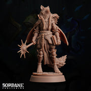 Isatis Paladin, Wolf Folk Knight - Sordane Publishing | 28mm and 32mm | Wargaming | DnD | Tabletop Roleplaying