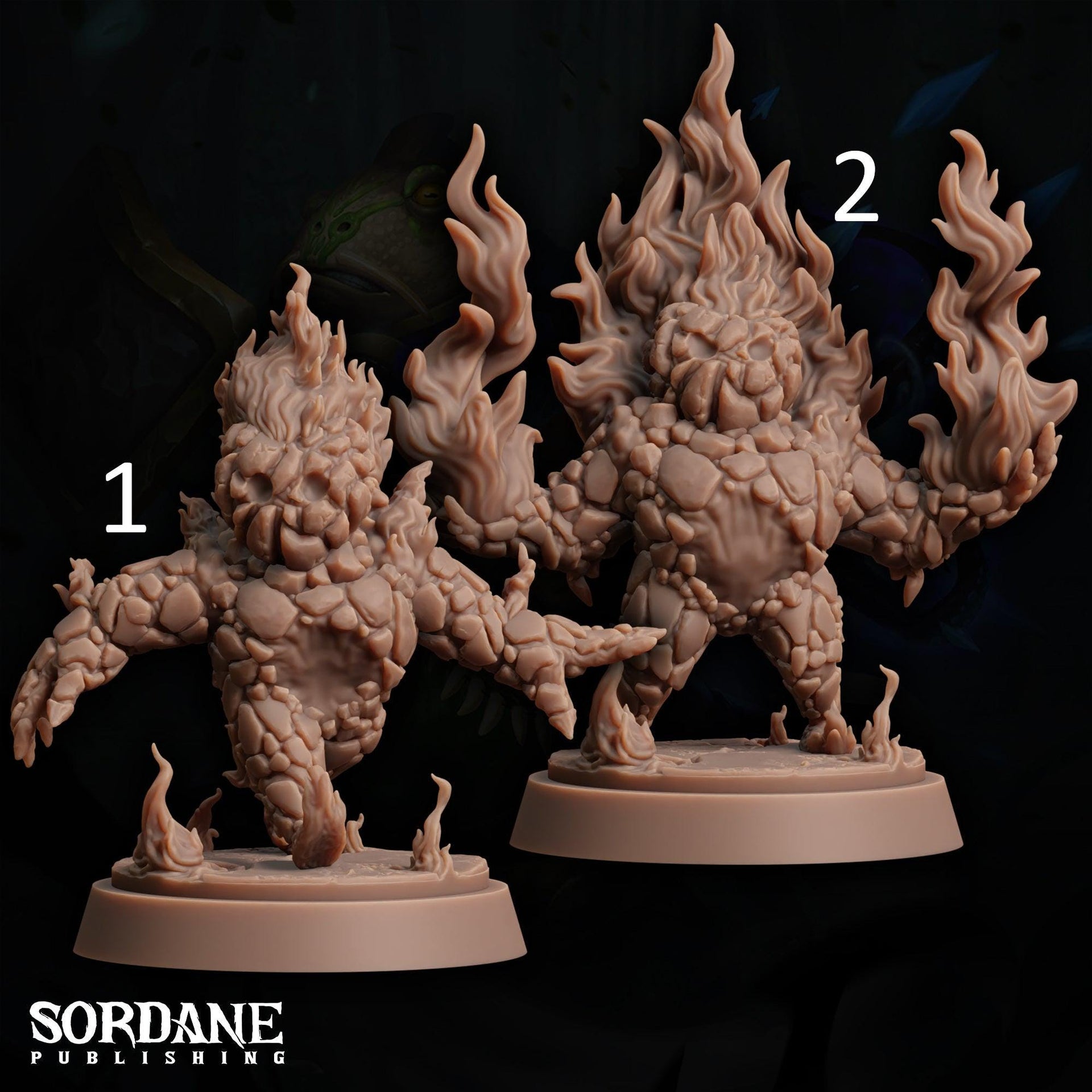 Emberlyn, Magma Elemental - Sordane Publishing | 28mm and 32mm | Wargaming | DnD | Tabletop Roleplaying