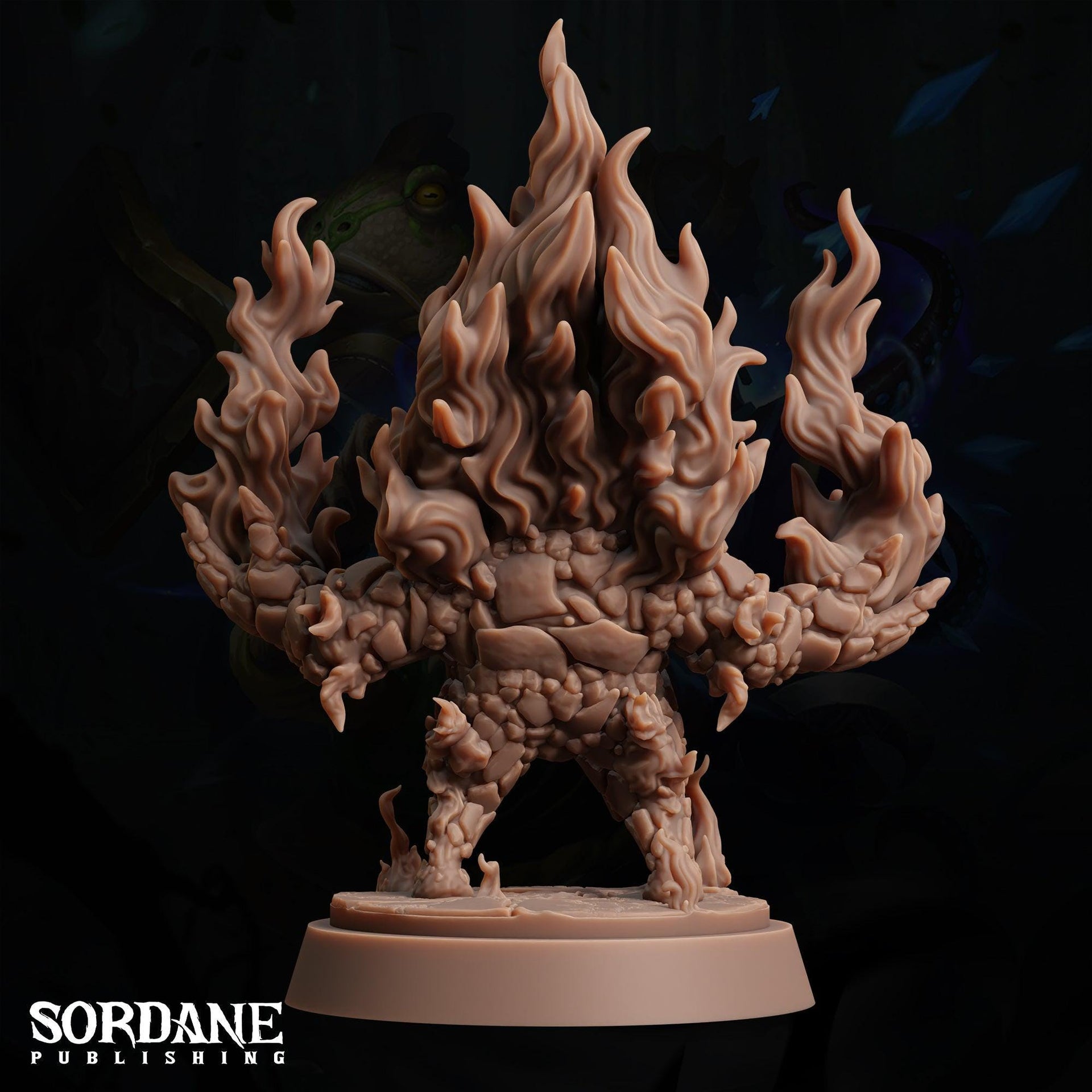 Emberlyn, Magma Elemental - Sordane Publishing | 28mm and 32mm | Wargaming | DnD | Tabletop Roleplaying