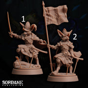 Colonial Royal Company Captain, Fennec Fox General - Sordane Publishing | 28mm and 32mm | Wargaming | DnD | Tabletop Roleplaying