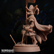 Colonial Royal Company Captain, Fennec Fox General - Sordane Publishing | 28mm and 32mm | Wargaming | DnD | Tabletop Roleplaying