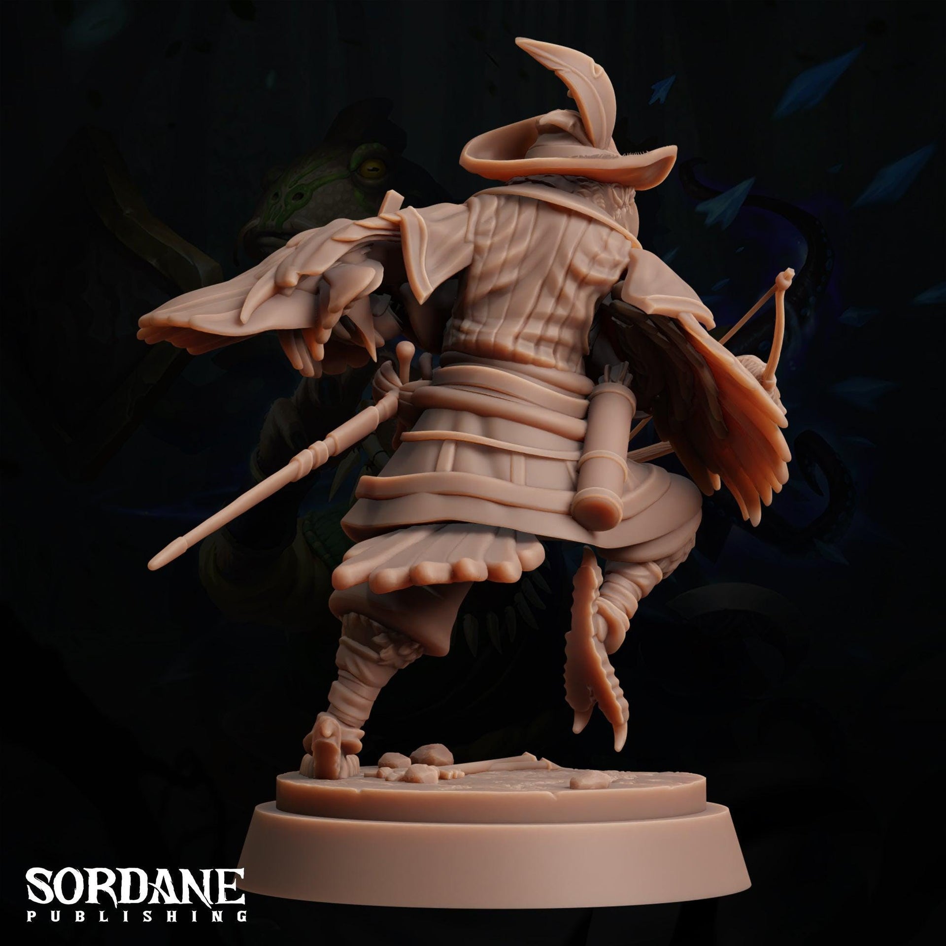 Colonial Hellion. Parrotfolk Adventurer - Sordane Publishing | 28mm and 32mm | Wargaming | DnD | Tabletop Roleplaying