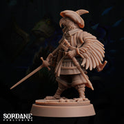 Colonial Hellion. Parrotfolk Adventurer - Sordane Publishing | 28mm and 32mm | Wargaming | DnD | Tabletop Roleplaying