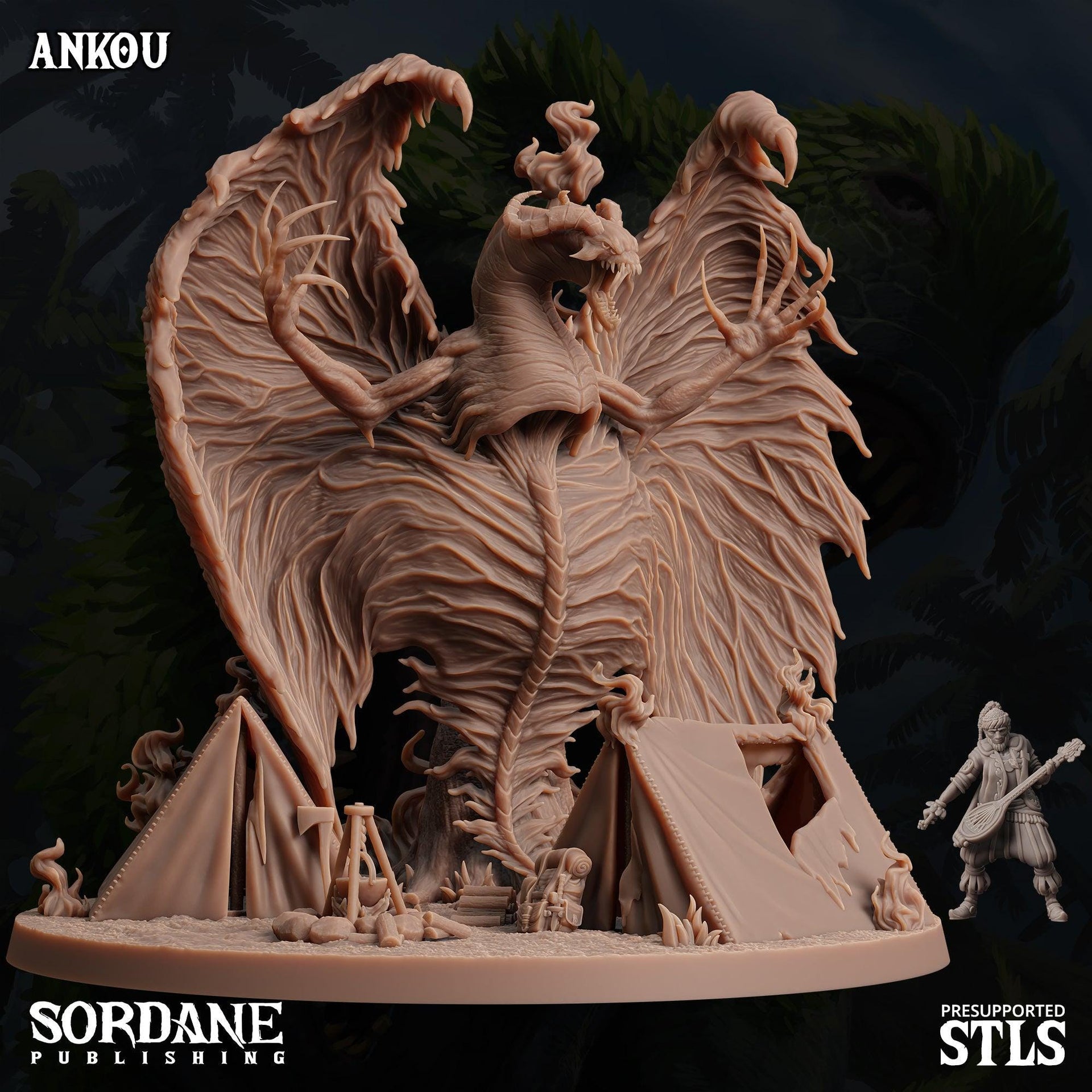 Ankou, Demonic Spirit - Sordane Publishing | 28mm and 32mm | Wargaming | DnD | Tabletop Roleplaying