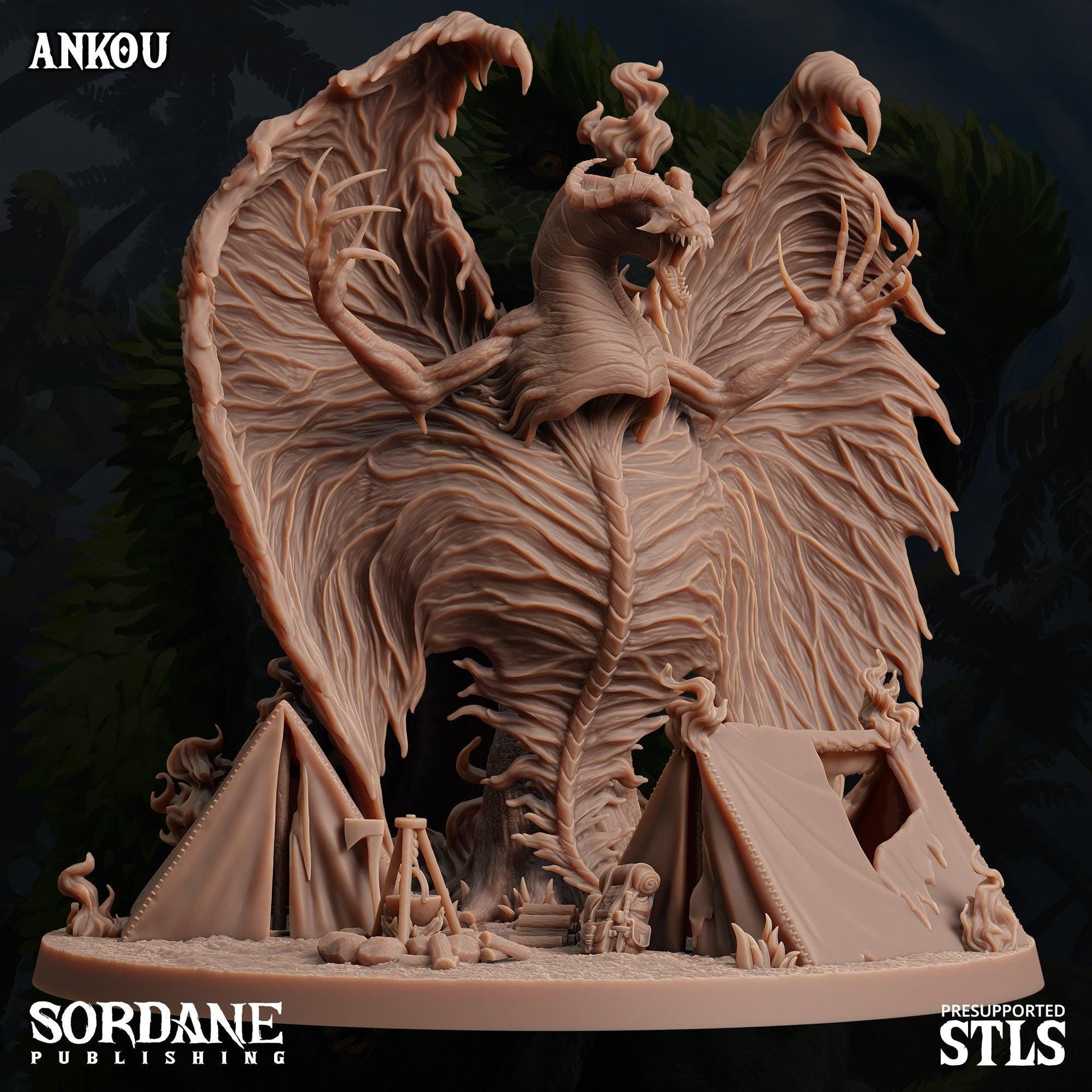 Ankou, Demonic Spirit - Sordane Publishing | 28mm and 32mm | Wargaming | DnD | Tabletop Roleplaying