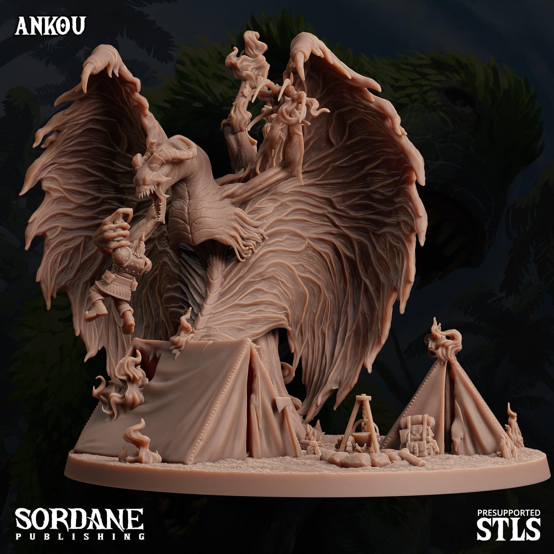 Ankou, Demonic Spirit - Sordane Publishing | 28mm and 32mm | Wargaming | DnD | Tabletop Roleplaying