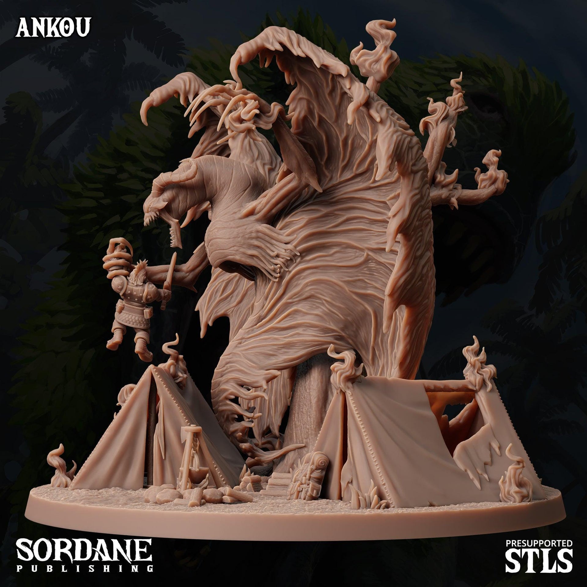 Ankou, Demonic Spirit - Sordane Publishing | 28mm and 32mm | Wargaming | DnD | Tabletop Roleplaying