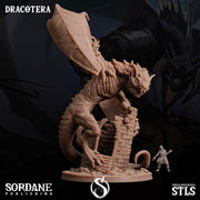 Dracoterra. Giant Bat Monster - Sordane Publishing | 28mm and 32mm | Wargaming | DnD | Tabletop Roleplaying