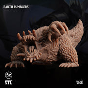 Earth Rumblers. Mole Monsters - Sordane Publishing | 28mm and 32mm | Wargaming | DnD | Tabletop Roleplaying