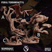 Feral Terrordactyl - Sordane Publishing | 28mm and 32mm | Wargaming | DnD | Tabletop Roleplaying
