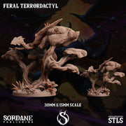 Feral Terrordactyl - Sordane Publishing | 28mm and 32mm | Wargaming | DnD | Tabletop Roleplaying