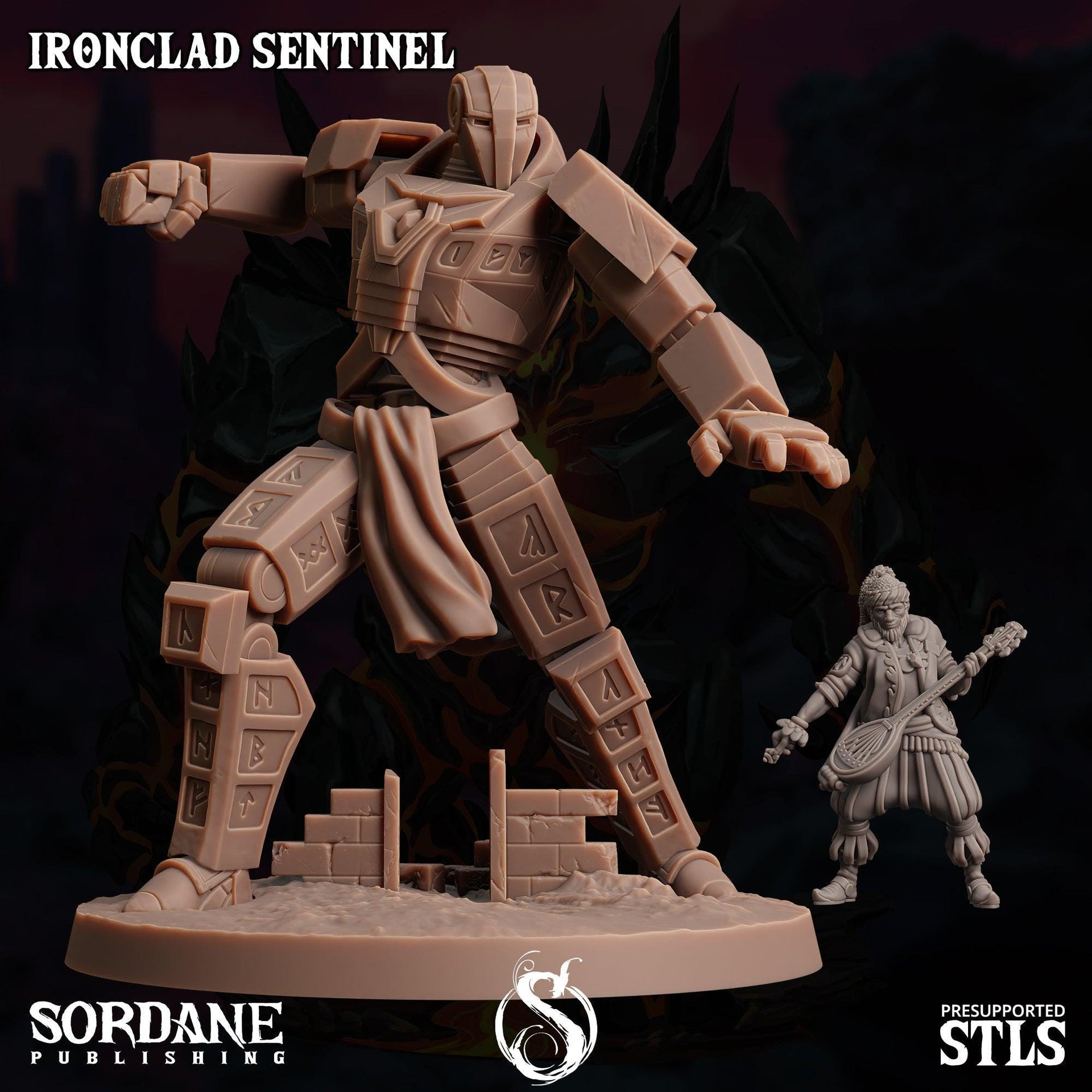 Ironcald Sentinel - Sordane Publishing | 28mm and 32mm | Wargaming | DnD | Tabletop Roleplaying