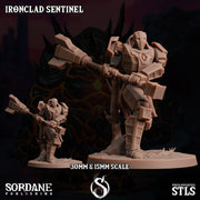 Ironcald Sentinel - Sordane Publishing | 28mm and 32mm | Wargaming | DnD | Tabletop Roleplaying