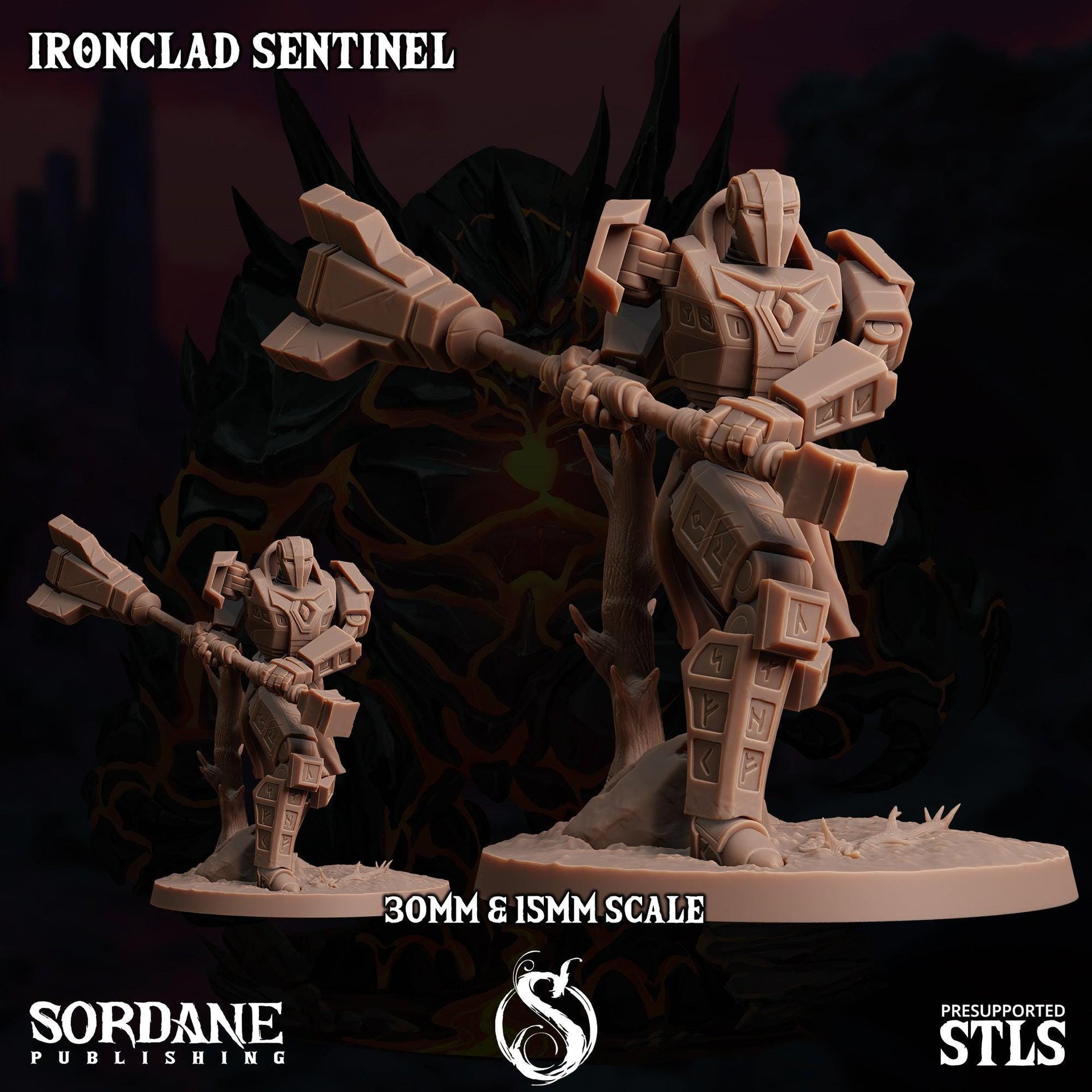 Ironcald Sentinel - Sordane Publishing | 28mm and 32mm | Wargaming | DnD | Tabletop Roleplaying