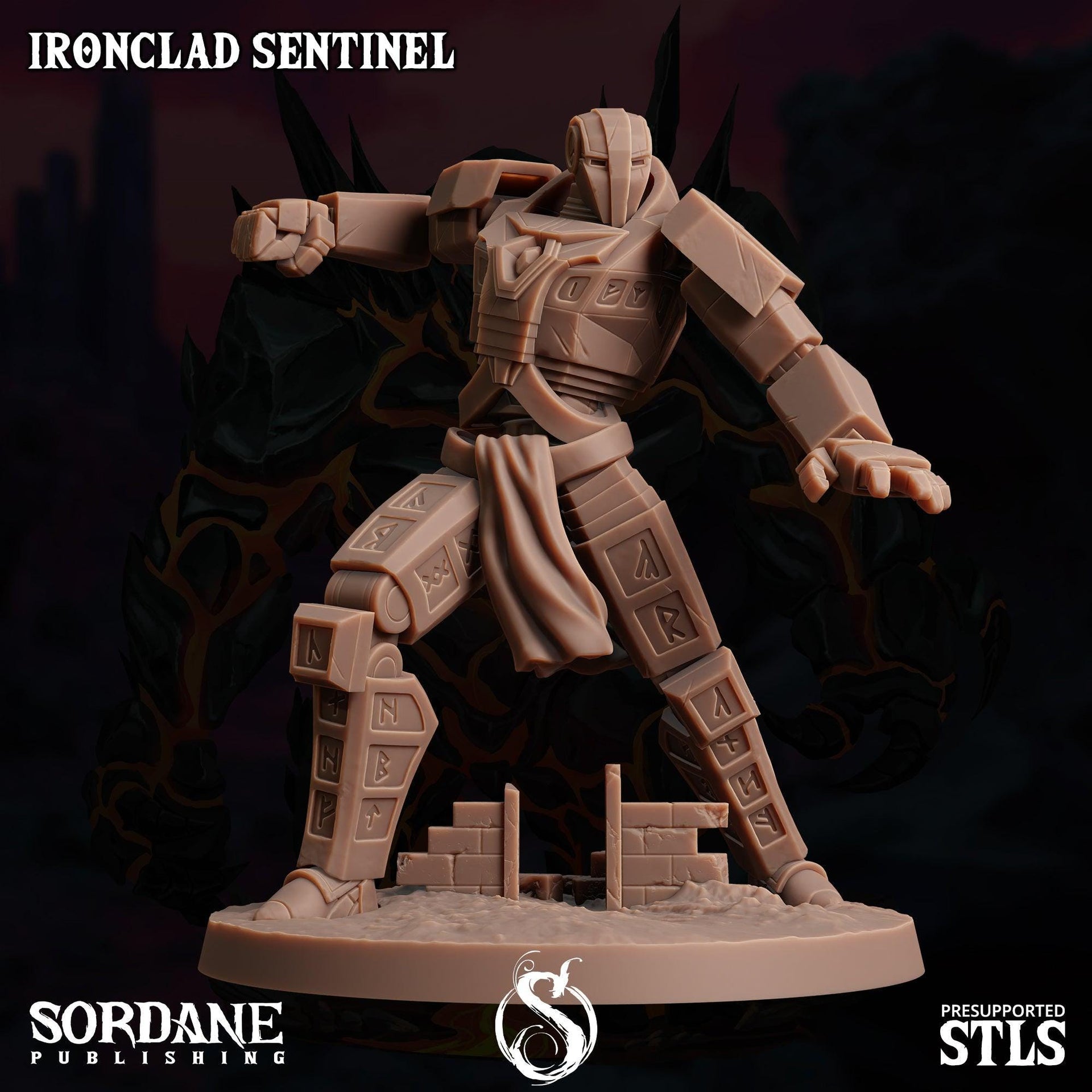 Ironcald Sentinel - Sordane Publishing | 28mm and 32mm | Wargaming | DnD | Tabletop Roleplaying