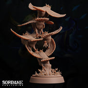 Kroko Swarml. Toothy Bird Monsters - Sordane Publishing | 28mm and 32mm | Wargaming | DnD | Tabletop Roleplaying