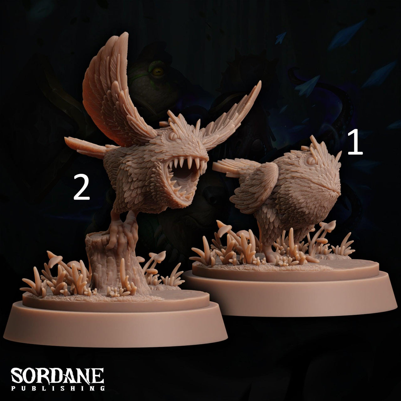 Krokol. Toothy Bird Monster - Sordane Publishing | 28mm and 32mm | Wargaming | DnD | Tabletop Roleplaying