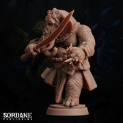 Loxo Sorcerer. Elephantfolk Spellsword - Sordane Publishing | 28mm and 32mm | Wargaming | DnD | Tabletop Roleplaying