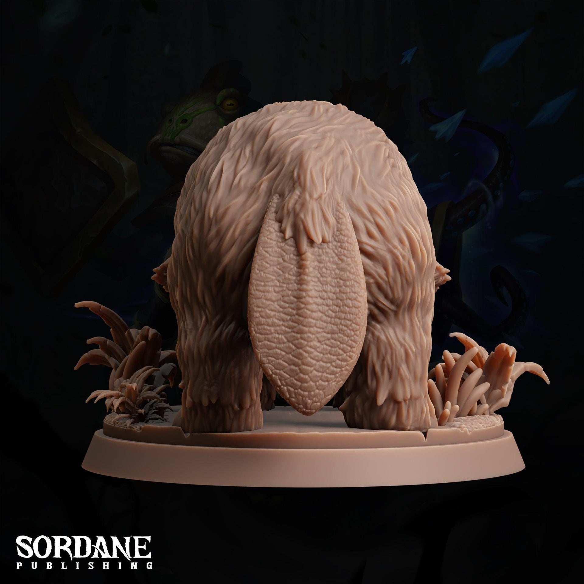 Pelk. Hairy Hippo Pack Animal- Sordane Publishing | 28mm and 32mm | Wargaming | DnD | Tabletop Roleplaying