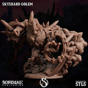 Skyshard Golem. Crystal Construct - Sordane Publishing | 28mm and 32mm | Wargaming | DnD | Tabletop Roleplaying