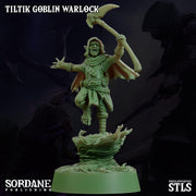 Tiltik Goblin Warlock - Sordane Publishing | 28mm and 32mm | Wargaming | DnD | Tabletop Roleplaying