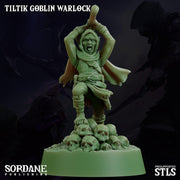 Tiltik Goblin Warlock - Sordane Publishing | 28mm and 32mm | Wargaming | DnD | Tabletop Roleplaying