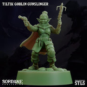 Tiltik Goblin Gunslinger - Sordane Publishing | 28mm and 32mm | Wargaming | DnD | Tabletop Roleplaying