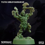 Tiltik Goblin Barbarian - Sordane Publishing | 28mm and 32mm | Wargaming | DnD | Tabletop Roleplaying