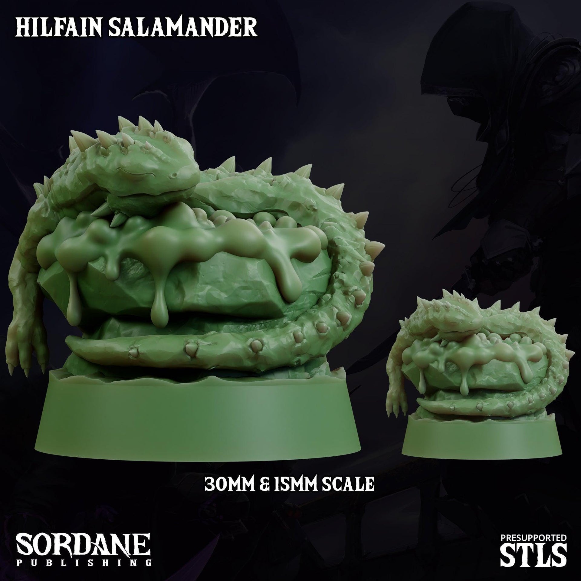 Hilfain Salamander - Sordane Publishing | 28mm and 32mm | Wargaming | DnD | Tabletop Roleplaying