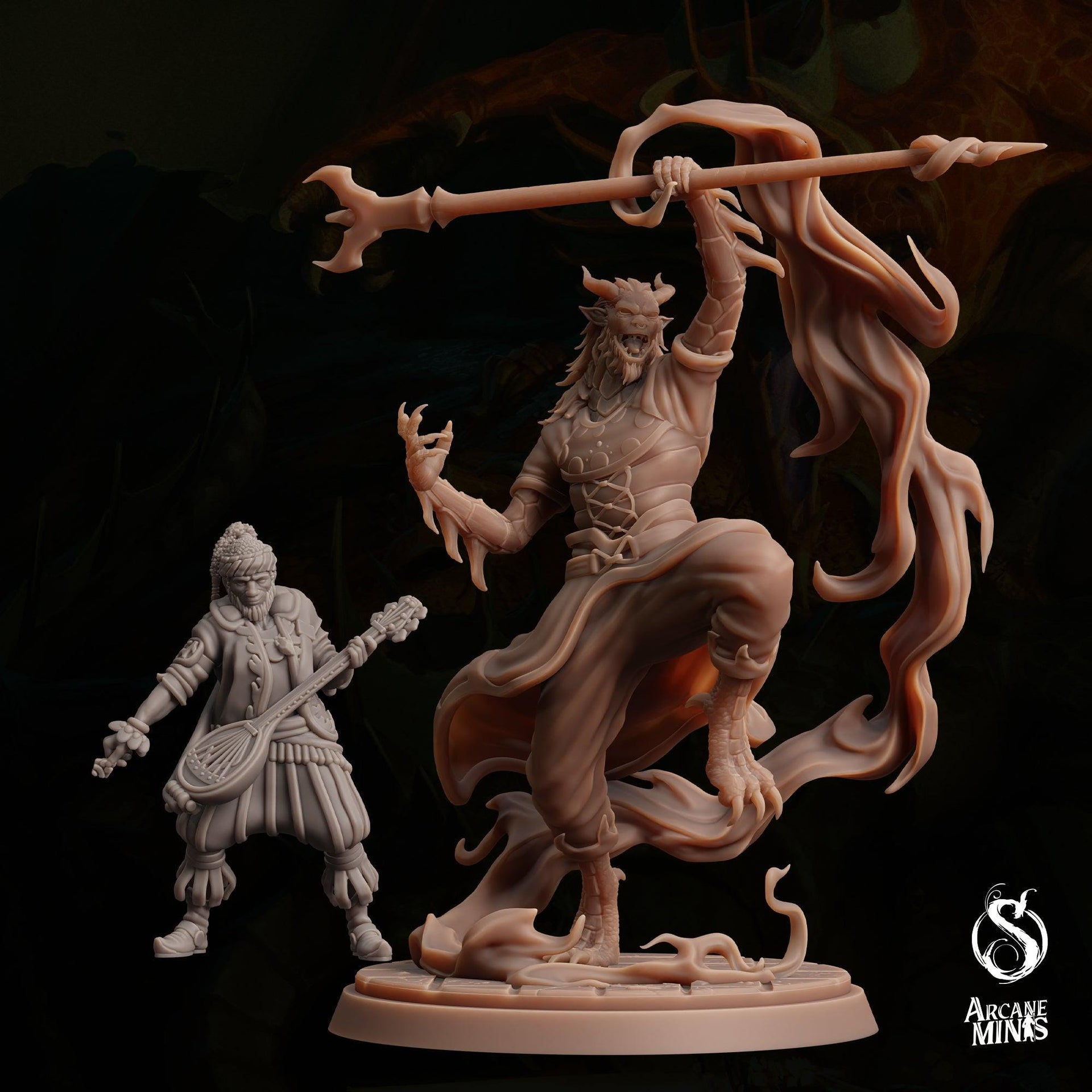 Dragon Spawn Cultist Sovereign - Sordane Publishin | 28mm and 32mm | Wargaming | DnD | Tabletop Roleplaying