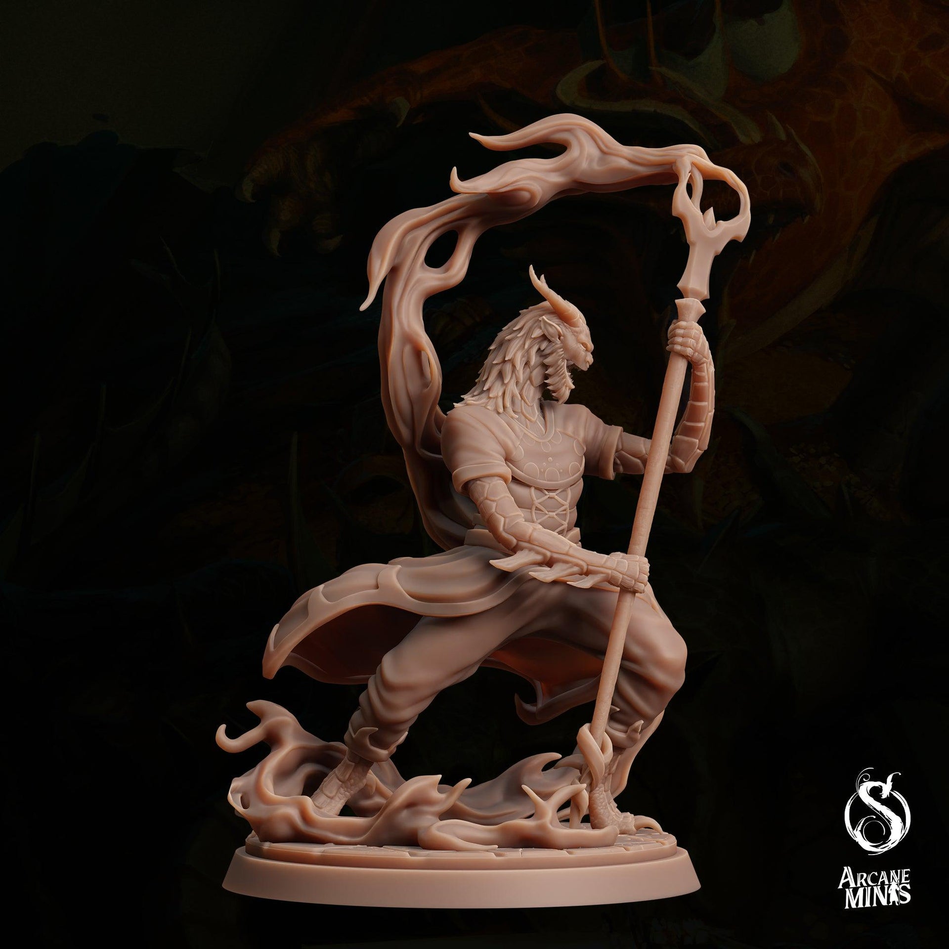 Dragon Spawn Cultist Sovereign - Sordane Publishin | 28mm and 32mm | Wargaming | DnD | Tabletop Roleplaying