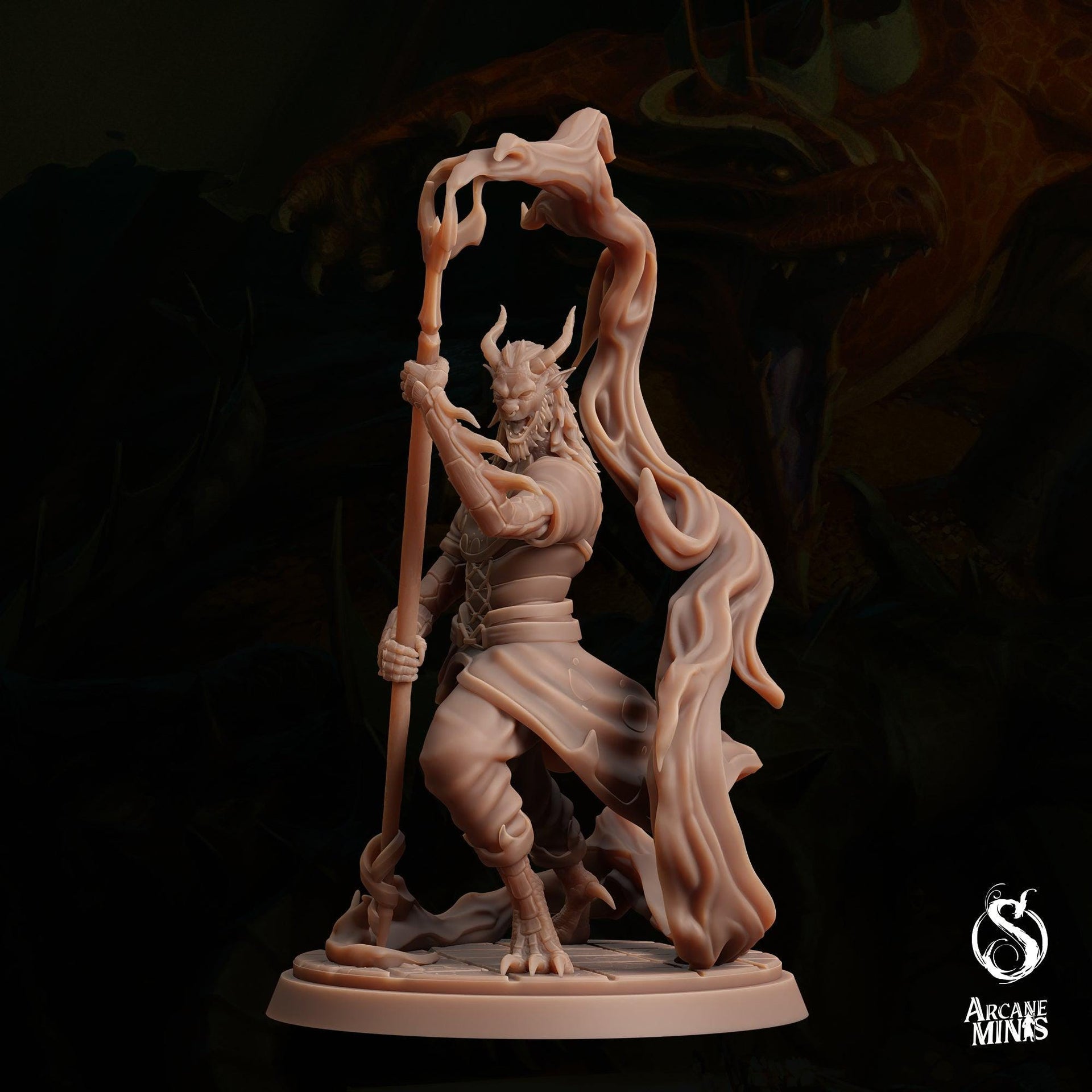Dragon Spawn Cultist Sovereign - Sordane Publishin | 28mm and 32mm | Wargaming | DnD | Tabletop Roleplaying