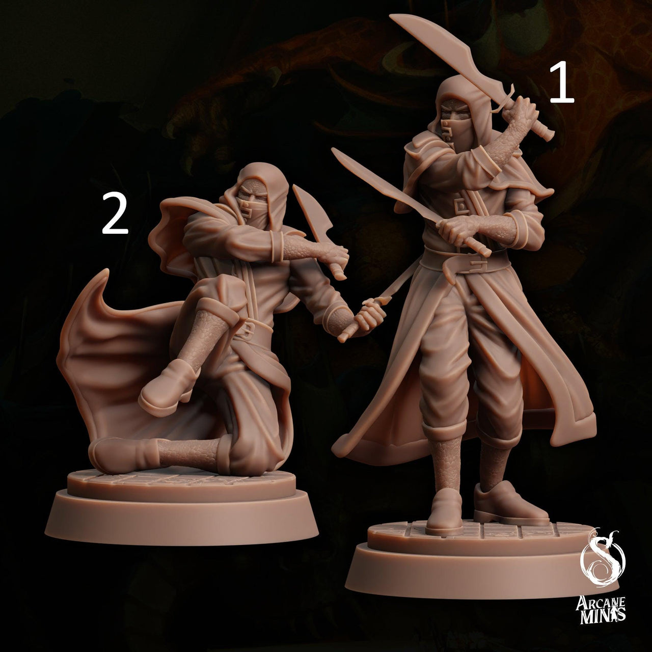 Dragon Spawn Cultist 3 - Sordane Publishin | 28mm and 32mm | Wargaming | DnD | Tabletop Roleplaying