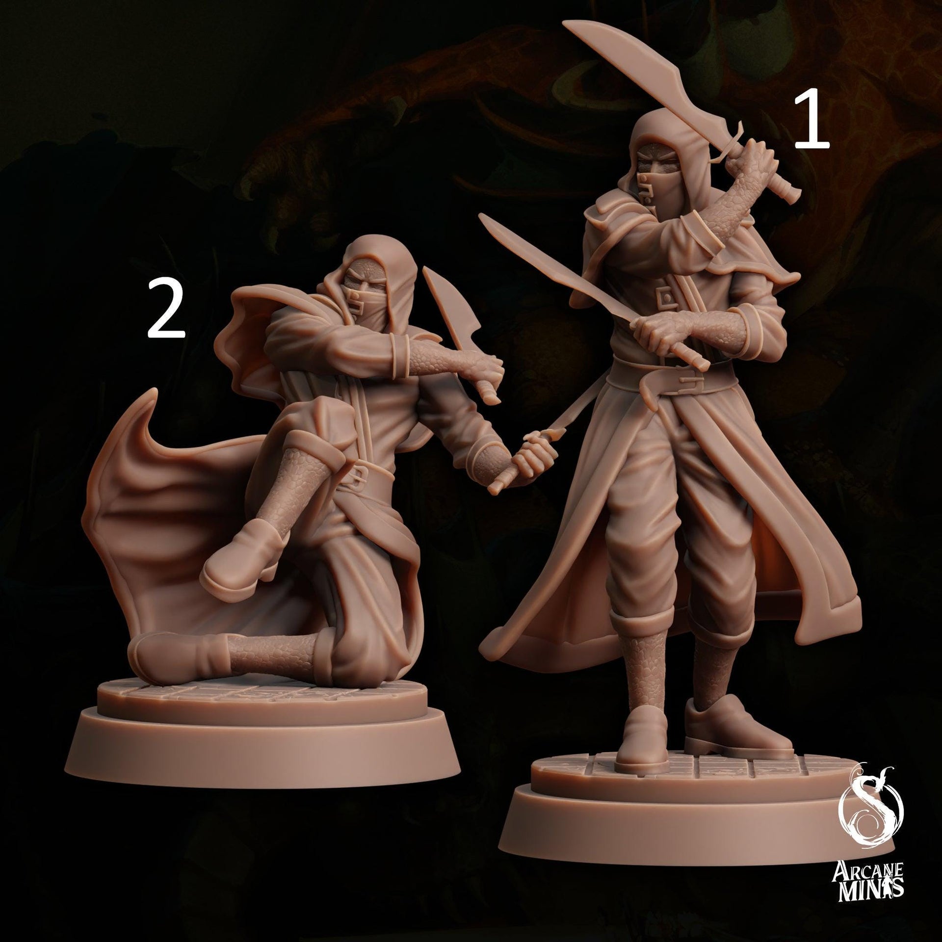 Dragon Spawn Cultist 3 - Sordane Publishin | 28mm and 32mm | Wargaming | DnD | Tabletop Roleplaying