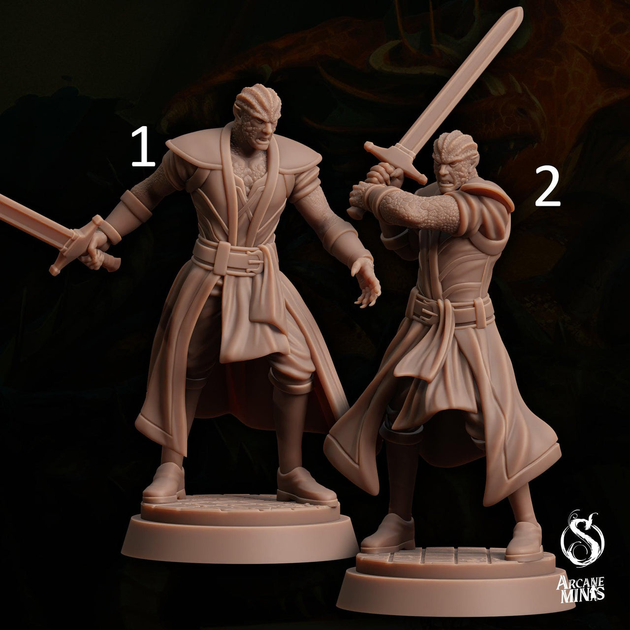 Dragon Spawn Cultist 2 - Sordane Publishing | 28mm and 32mm | Wargaming | DnD | Tabletop Roleplaying