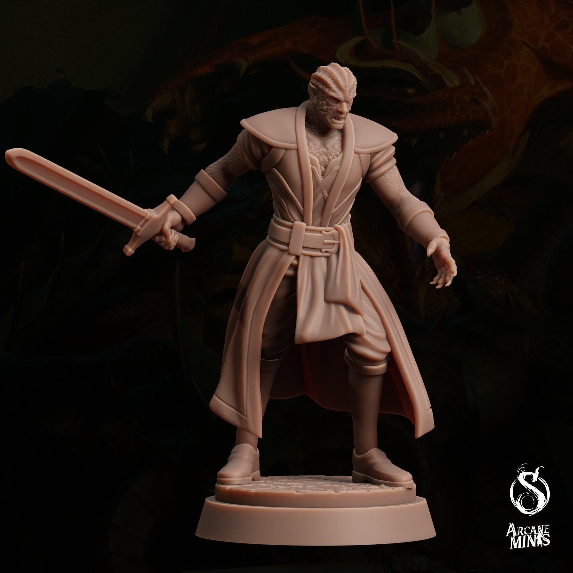 Dragon Spawn Cultist 2 - Sordane Publishing | 28mm and 32mm | Wargaming | DnD | Tabletop Roleplaying