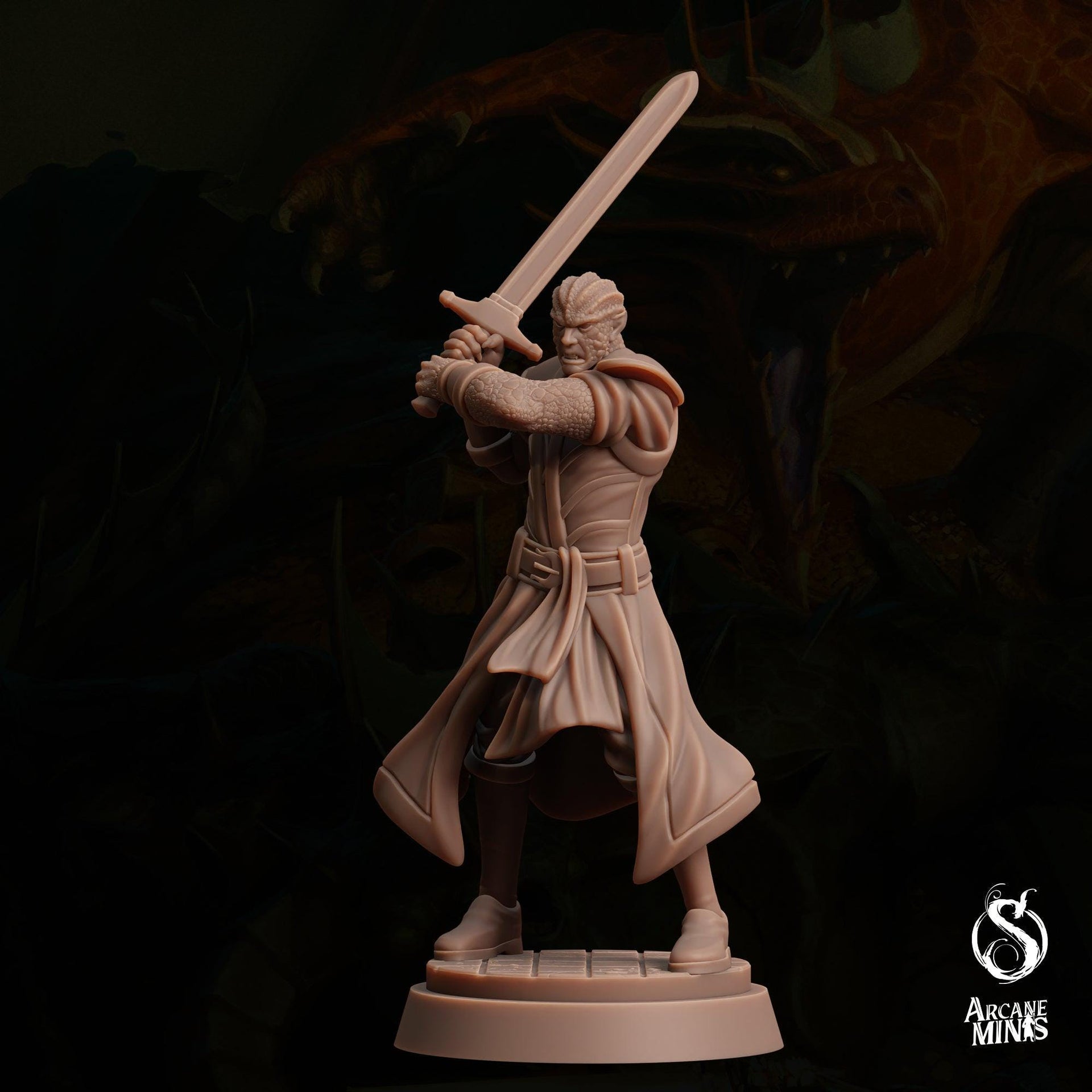 Dragon Spawn Cultist 2 - Sordane Publishing | 28mm and 32mm | Wargaming | DnD | Tabletop Roleplaying