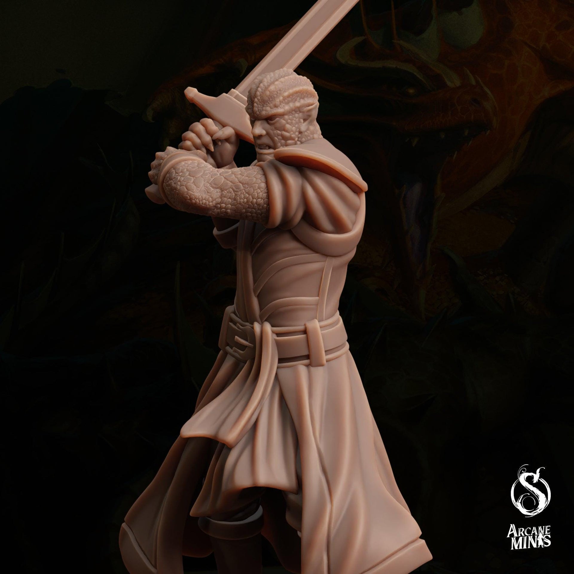 Dragon Spawn Cultist 2 - Sordane Publishing | 28mm and 32mm | Wargaming | DnD | Tabletop Roleplaying