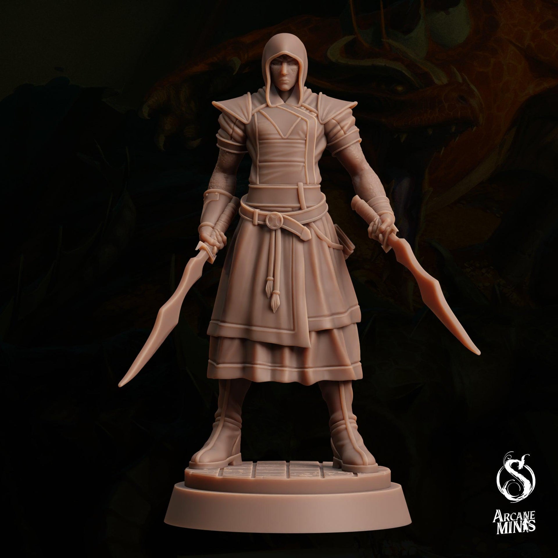 Dragon Spawn Cultist 1 - Sordane Publishing | 28mm and 32mm | Wargaming | DnD | Tabletop Roleplaying