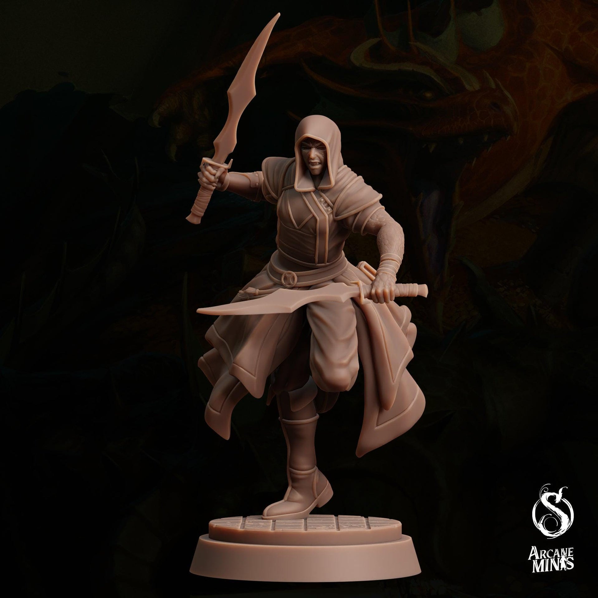 Dragon Spawn Cultist 1 - Sordane Publishing | 28mm and 32mm | Wargaming | DnD | Tabletop Roleplaying