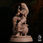 Fire Elemdar Sorcerer - Sordane Publishing | 28mm and 32mm | Wargaming | DnD | Tabletop Roleplaying