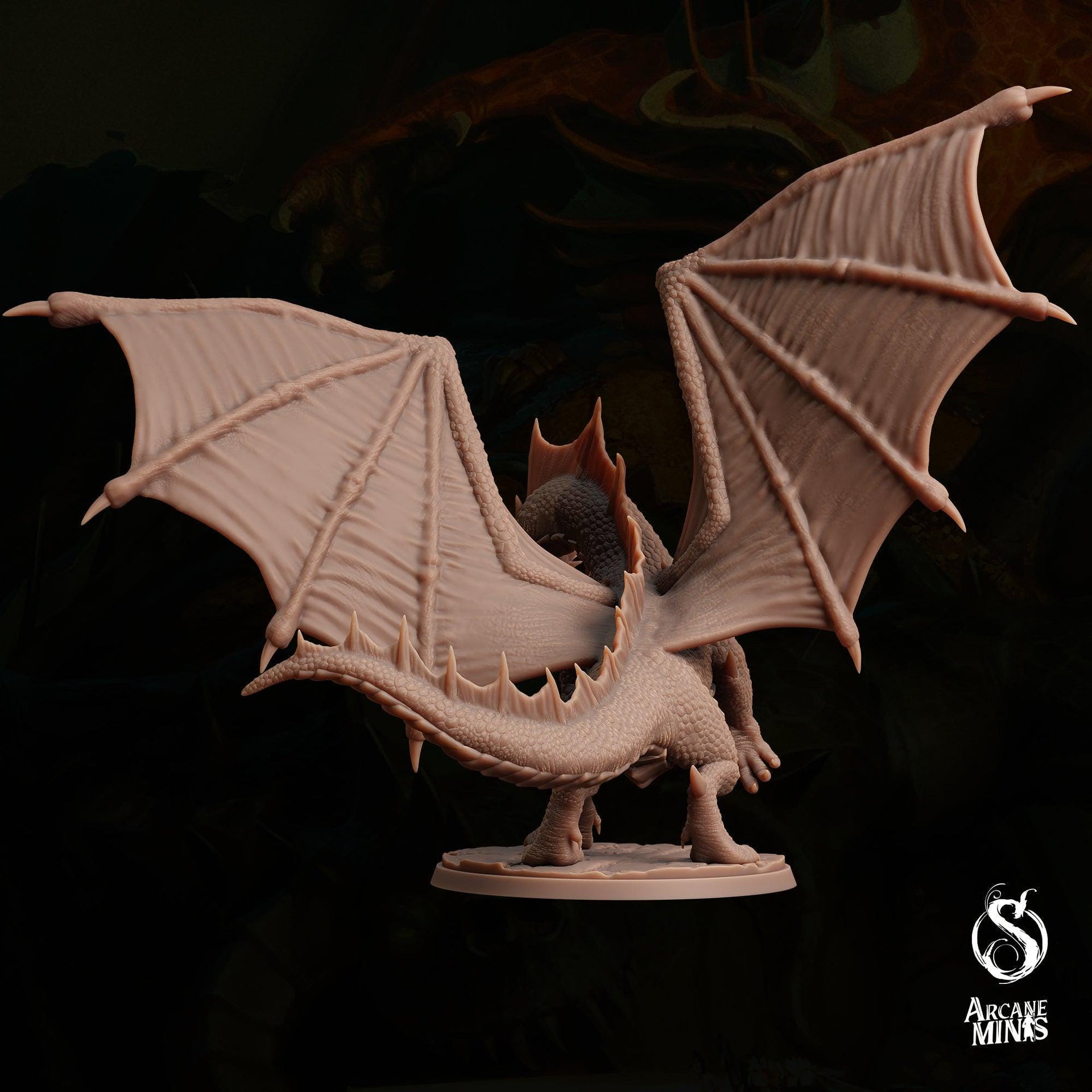 Young Black Dragon - Sordane Publishing | 28mm and 32mm | Wargaming | DnD | Tabletop Roleplaying