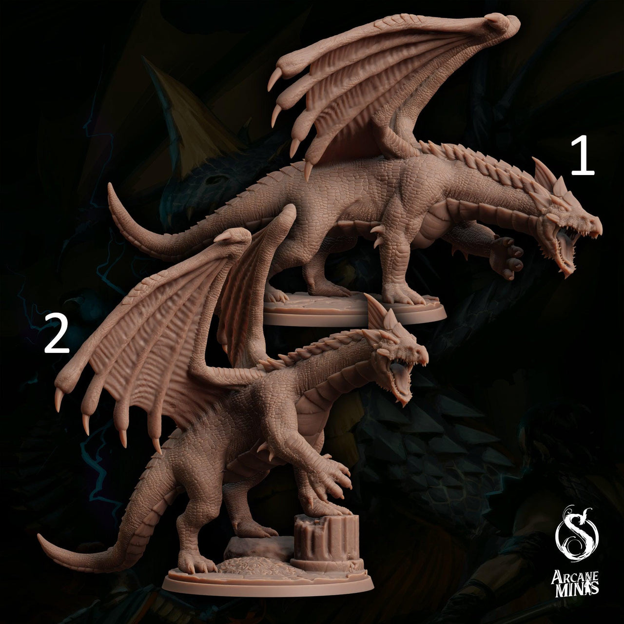 Young White Dragon - Sordane Publishing | 28mm and 32mm | Wargaming | DnD | Tabletop Roleplaying