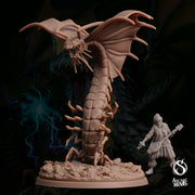 Terrazhor. Giant Ice Centipede - Sordane Publishing | 28mm and 32mm | Wargaming | DnD | Tabletop Roleplaying