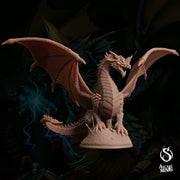 Adult Blue Dragon - Sordane Publishing | 28mm and 32mm | Wargaming | DnD | Tabletop Roleplaying