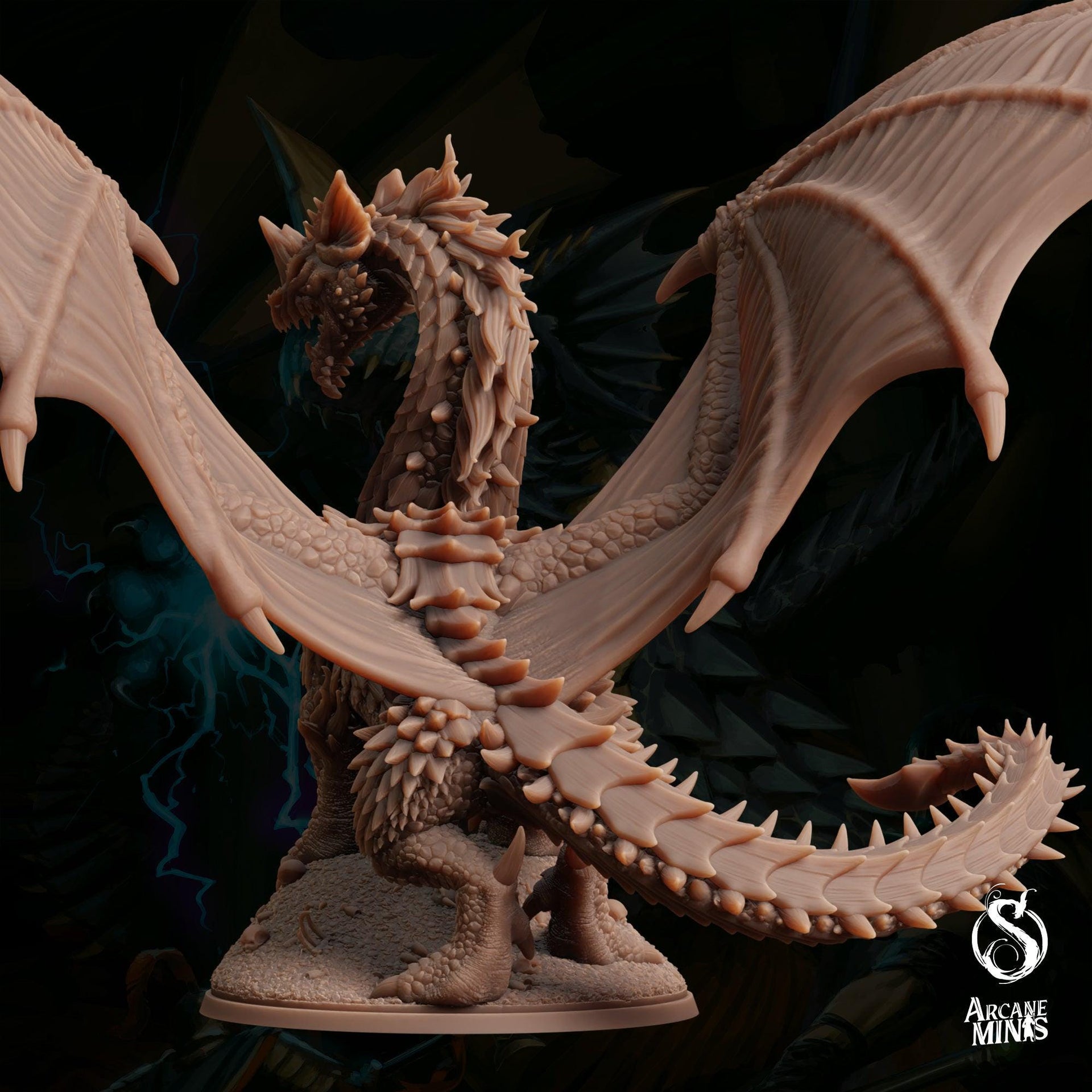 Adult Blue Dragon - Sordane Publishing | 28mm and 32mm | Wargaming | DnD | Tabletop Roleplaying