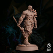 Earth Elemdar Barbarian - Sordane Publishing | 28mm and 32mm | Wargaming | DnD | Tabletop Roleplaying