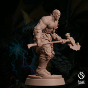 Earth Elemdar Barbarian - Sordane Publishing | 28mm and 32mm | Wargaming | DnD | Tabletop Roleplaying