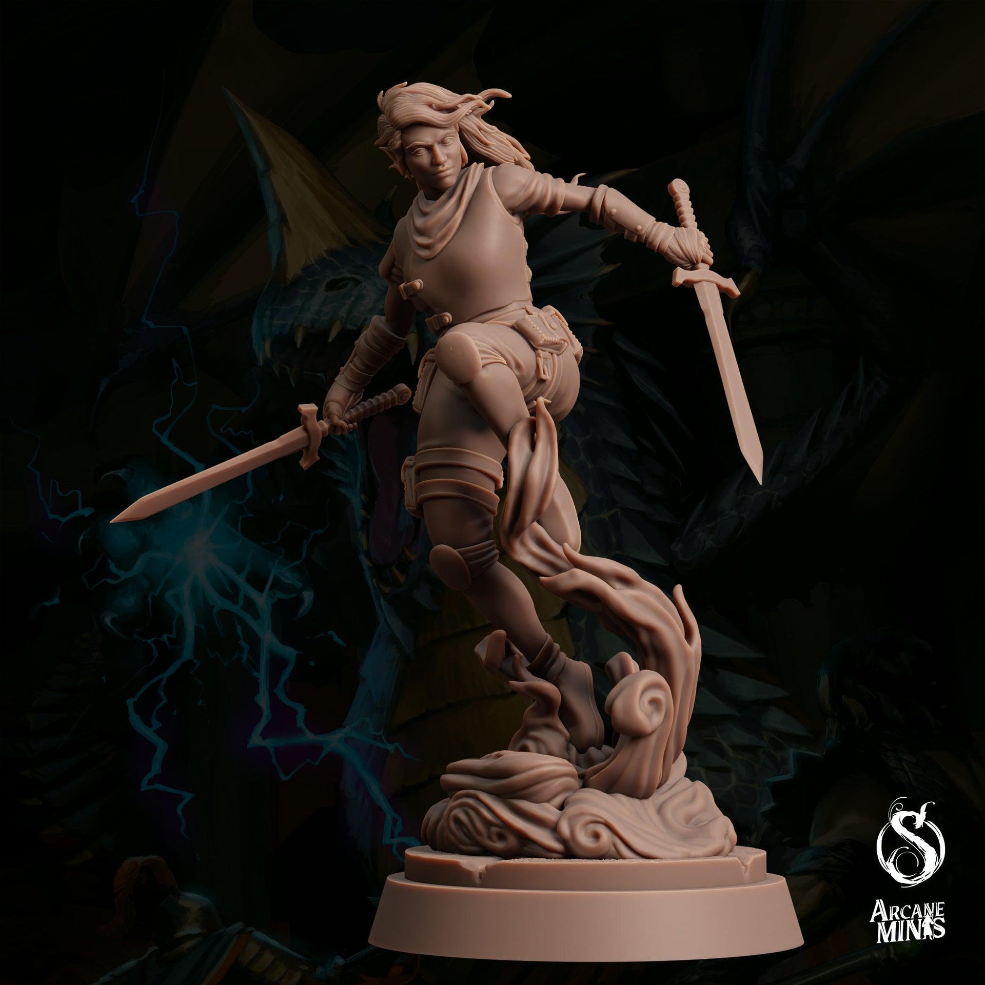 Air Elemdar Ranger - Sordane Publishing | 28mm and 32mm | Wargaming | DnD | Tabletop Roleplaying